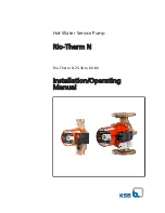 KSB Rio-Therm N Series Installation & Operating Manual preview