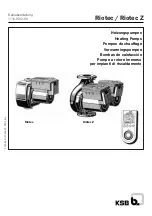 Preview for 1 page of KSB Riotec Series Manual