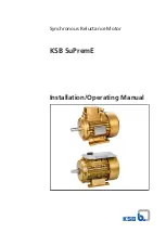 KSB SuPreme Series Installation & Operating Manual preview