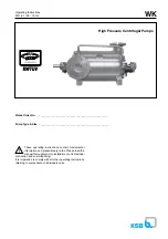 Preview for 39 page of KSB WK 100 Manual