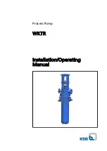 Предварительный просмотр 1 страницы KSB WKTR Installation & Operating Manual