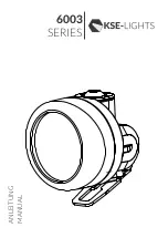 Preview for 1 page of KSE-LIGHTS 6003 Series Manual