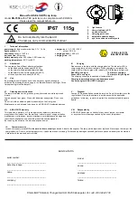 Предварительный просмотр 2 страницы KSE-LIGHTS KS-7650 Manual