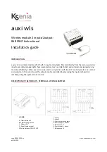 Ksenia auxi wls KSI2300002.300 Installation Manual preview