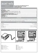 Preview for 1 page of Ksenia auxi wls Installation And Programmation Manual