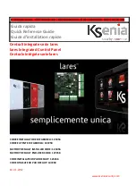 Preview for 1 page of Ksenia KSI1000016.300 Quick Reference Manual