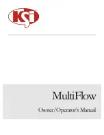 KSI MultiFlow Owner'S Manual preview