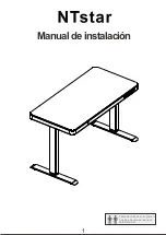 KSIX NTstar BXDESK00 Assembly Instructions Manual предпросмотр