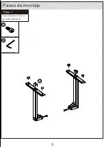 Preview for 3 page of KSIX NTstar BXDESK00 Assembly Instructions Manual