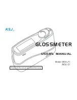 KSJ Photoelectrical Instruments Co. MG6-F1 User Manual preview