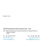 Предварительный просмотр 2 страницы KSJ Photoelectrical Instruments Co. MG6-F1 User Manual