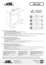 Предварительный просмотр 1 страницы KSL KM-01W Manual