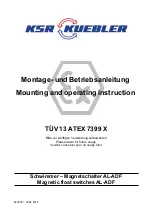 KSR KUEBLER AL-ADF Mounting And Operating Instructions preview