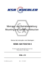 KSR KUEBLER BNA EX Series Mounting And Operating Instructions preview