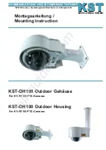 Preview for 1 page of KST KST-OH100WM-SH Mounting Instruction