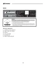 Предварительный просмотр 5 страницы KStrong AFA930552 User Instruction Manual