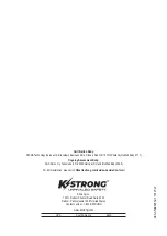 Предварительный просмотр 8 страницы KStrong AFA930552 User Instruction Manual