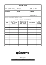 Предварительный просмотр 12 страницы KStrong FC409151 User Instruction Manual