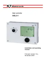 Предварительный просмотр 1 страницы KT-Elektronik SOL3-1 Installation And Operating Manual