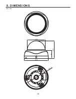 Предварительный просмотр 12 страницы KT&C HIGH RESOLUTION DOME CAMERA Operation Manual