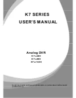 KT&C K7-e1600 User Manual preview