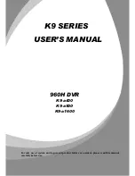 Preview for 1 page of KT&C K9-a1600 User Manual