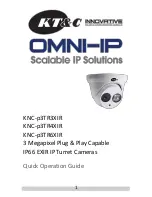 KT&C KNC-p3TR3XIR Quick Operation Manual предпросмотр