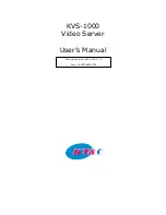 KT&C KVS-1000 User Manual предпросмотр