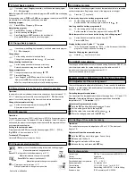 Preview for 2 page of KTC SR 310/3 User Instructions