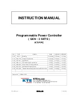 Preview for 1 page of KTE KT-PPC Instruction Manual