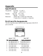 Preview for 15 page of KTI Networks DH-8T Installation Manual