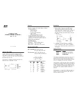 KTI Networks Ethernet 10Base2 Transceiver KT-10B Installation Manual предпросмотр