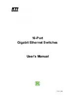 KTI Networks Gigabit Ethernet Switches User Manual preview