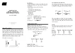 KTI Networks KC-10TF Series Installation Manual предпросмотр