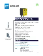 Предварительный просмотр 1 страницы KTI Networks KCD-300 Specification Sheet