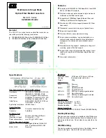 KTI Networks KGC-311 Series Installation Manual preview