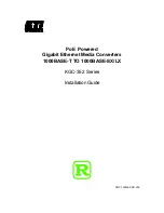 Предварительный просмотр 1 страницы KTI Networks KGC-352 Series Installation Manual