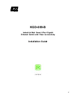 Preview for 1 page of KTI Networks KGD-600-B Installation Manual