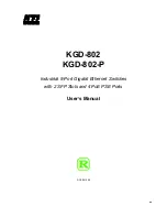 Preview for 1 page of KTI Networks KGD-802 User Manual