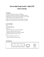 KTI Networks KGS-0500 User Manual preview