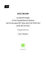 KTI Networks KGS-1064-BP User Manual preview