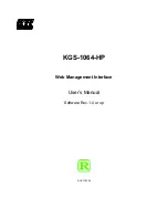 KTI Networks KGS-1064-HP User Manual preview