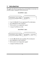 Предварительный просмотр 5 страницы KTI Networks KS-115FM-V Installation Manual