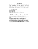 Preview for 5 page of KTI Networks KS-2601 User Manual