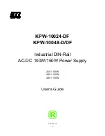 KTI KPW-10024-DF User Manual предпросмотр