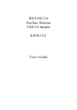 KTI KWB-3112 User Manual preview