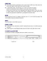 Preview for 9 page of KTL cctv DVR 1610 User Manual