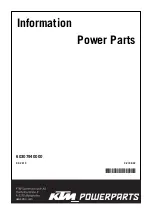 Preview for 1 page of KTM Power Parts 60307940000 Information