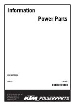 Preview for 1 page of KTM Power Parts 69012078000 Instructions Manual