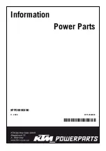 KTM Power Parts XPP00000400 Quick Start Manual preview